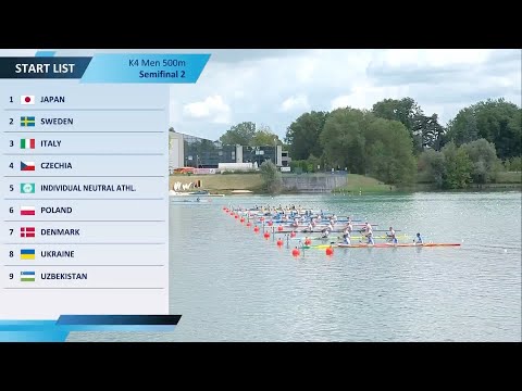 K4 Men's 500m Semifinal 2 / 2025 ICF Canoe-Kayak Sprint & Paracanoe World Championships Milan Italy