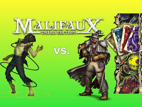 Malifaux 3rd edition battle report- Cornelius Basse vs  Jack Daw