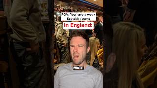 Scottish accent in England #comedy #scotland #england #sketch #sketchcomedy #relatable #scottish