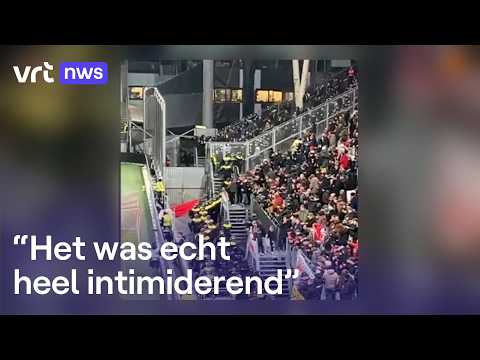 Rellen tussen Genkse voetbalfans en politie in Utrecht