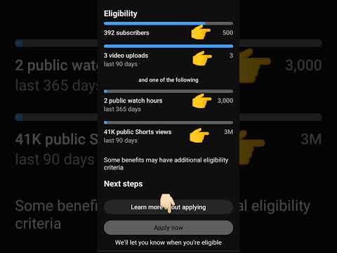 Youtube monetization New update 2023 / 👇🏻 500 subscribe // short youtube channel monetization on 3M.