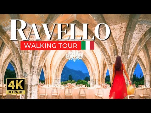 Escape to Ravello 💛 Italy's Most Beautiful View of Villa Rufolo 🇮🇹 4k