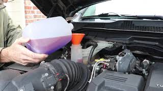 RAM 6.7 L Cummins 2500 Coolant Change.