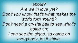 Shakespear&#39;s Sister - Are We In Love Yet Lyrics