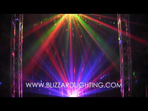 Blizzard Lighting Snowball 4x 3 Watt Red/Green/Blue/White LED DMX Effect Light image 15