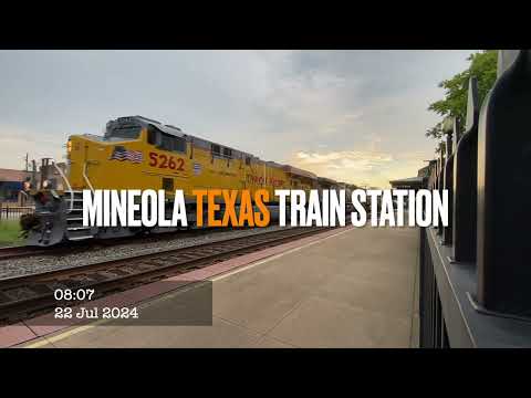 Mineola Texas Train Station - July 22, 2024 0807 AM - Camera4