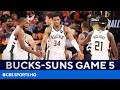 Bucks Trio GOES OFF | Bucks vs Suns Game 5 FULL Recap | CBS Sports HQ