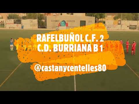 JORNADA 5. RAFELBUÑOL C.F. 2 - C.D. BURRIANA B 1 (23-10-2022)
