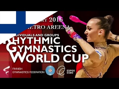 Ekaterina VOLKOVA Ribbon Qualify Rhythmic Gymnastics World Cup 2016 Espoo