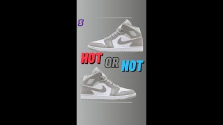 🔥 Hot or Not ❄️ What are your thoughts on the Air Jordan 1 Mid Linen” 👀👟 #shorts