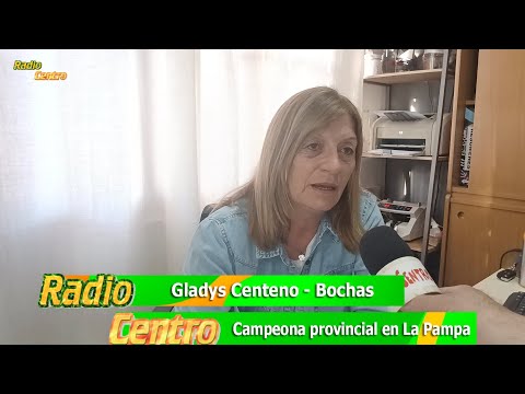 Gladys Centeno (Bochas) - Campeona provincial en La Pampa
