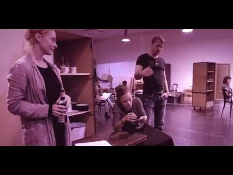 Blick hinter die Kulissen von  SPATZ UND ENGEL:  Proben (ohne Kostüme und Bühnenbild)