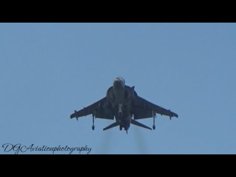 USMC AV-8B Harrier Demonstration: Cleveland National Airshow 2023