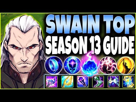 Our OP Max Pen Swain Season 13 Build Guide is HERE TO 1v9 CARRY 🔥 LoL Top Meta Swain s13 Gameplay