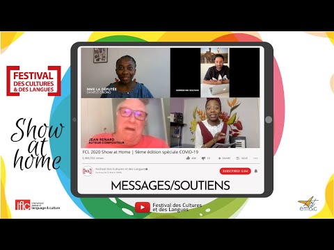 FCL at Home 9ème édition - 2020 -Messages Mme Obono, Kerredine Soltani, Jean Renard