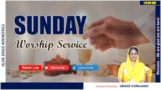 thumb for 🔴 Live  - Sunday Worship Service  | Olive Grace Ministries | Grace Gurajada | 18-02-2024