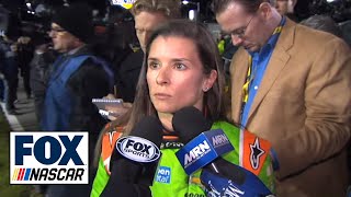 Danica Patrick Reacts to Budweiser Duel Wreck - 2015 NASCAR Sprint Cup
