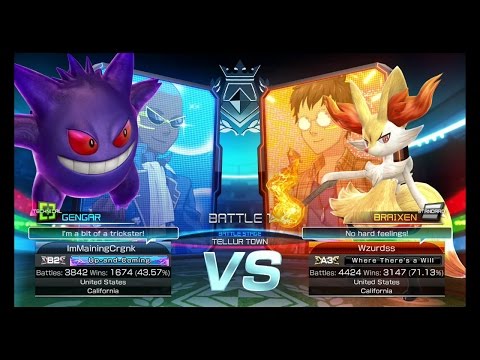 Pokken Tournament   Ft 5 Gengar vs Wzurds #30dayofGengar