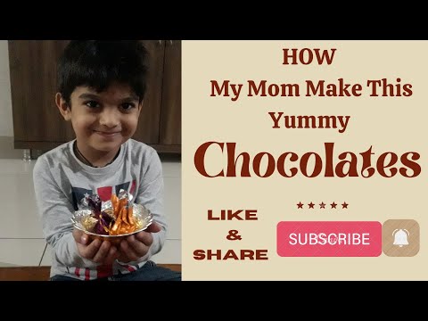 How My Mom Make This Yummy Chocolates For me || Madhav's Celebration on Chocolate Day ||🙋♥️😋👌💁