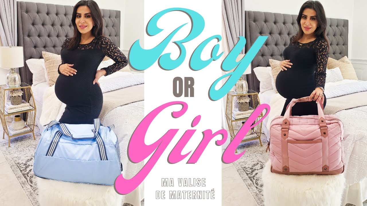 Ma valise de maternité: SANS TABOU !!  💗Fille ou 💙Garçon ? 👼🏻حقيبة الولادة