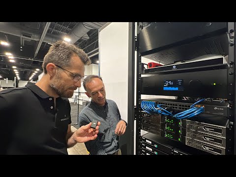 CEDIA23: 1s fully digital home-theatre  expert Interview w Grimani & Stormaudio about AES67 and ART