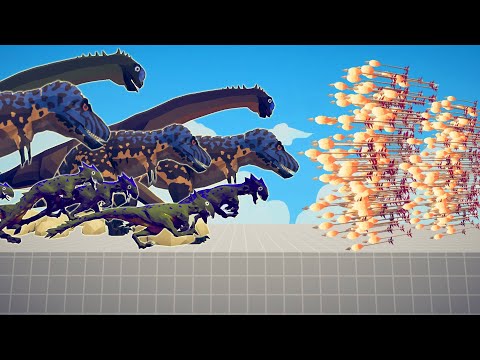 JURASSIC PARK vs EVERY GOD | TABS - Totally Accurate Battle Simulator