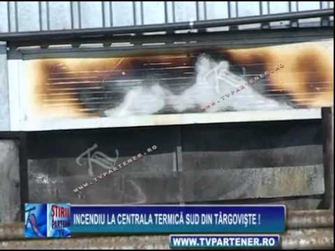 Incendiu la Centrala Termică Sud din municipiul Târgovişte !