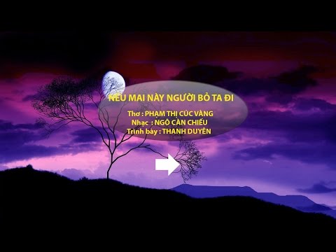 Nếu mai này người bỏ ta đi - Thanh Duyên
