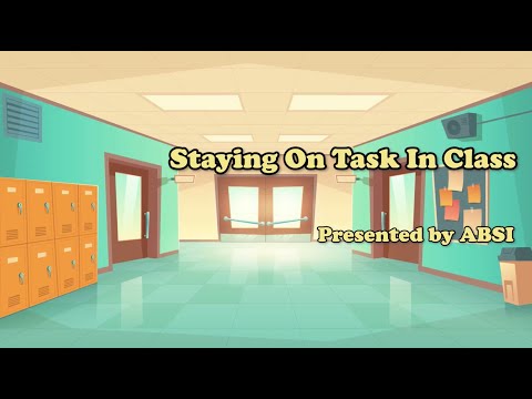 Staying On Task In Class Social Story📚