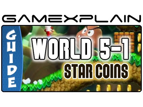 New Super Mario Bros. U - Soda Jungle-1 Jungle of the Giants Star Coins Guide & Walkthrough