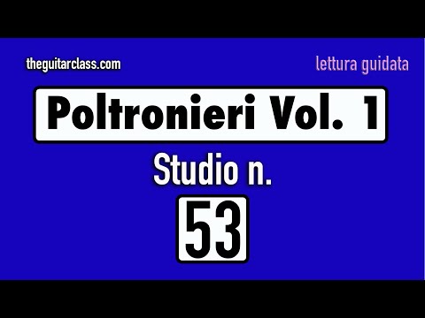 Solfeggio - Study No. 53 - Poltronieri (Vol. 1) - GUIDED READING