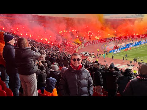 🇷🇸 22.02.2025 | I went to the Balkan derby Crvena Zvezda - Partizan match!!