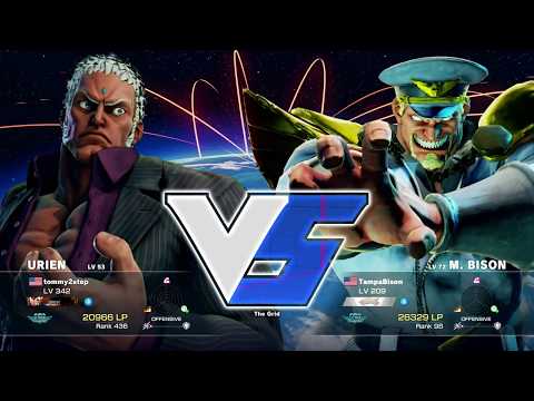 SFV: tommy2step [Urien] vs TampaBison [Bison] Ranked!
