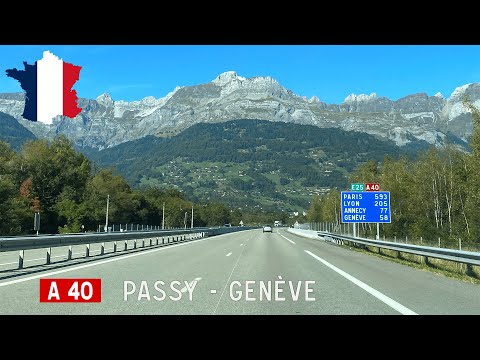France (F): A40 Passy - Genève