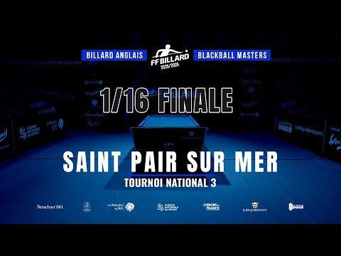 🎱 L2 - BLACKBALL - MASTERS 25/26 – TN N°3 – 1/16 et 1/8 Finale