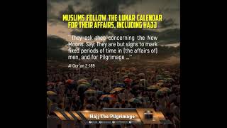 Muslims Follow The Lunar Calendar For Their Affairs, Including Hajj