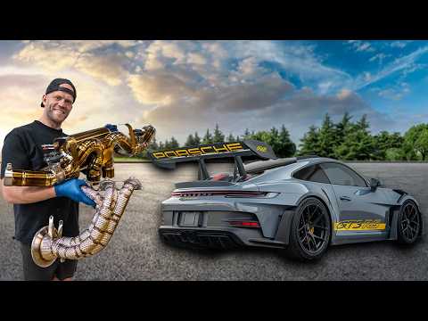 INSTALLING A $10,000 TITANIUM EXHAUST ON MY PORSCHE 992 GT3RS