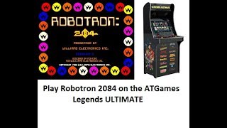 Robotron 2084 Playing on the Legends Ultimate by ATGames (dual joysticks)