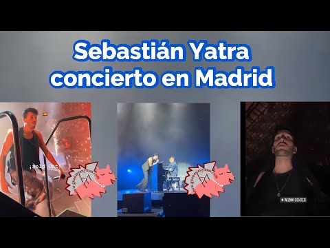 Sebastián Yatra y Pablo López concierto en Madrid DHARMA TOUR en Wizink Center