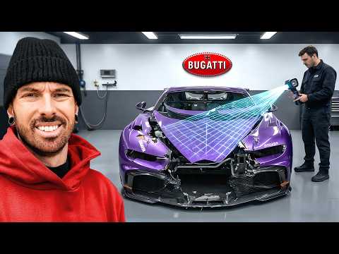 HOW I'M GOING TO REBUILD THE WRECKED BUGATTI CHIRON