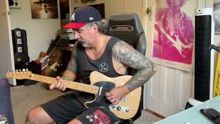 Blame The Vain - Dwight Yoakam - guitar solo cover