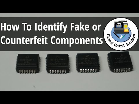 Wie man gefälschte oder nachgemachte Bauteile erkennt