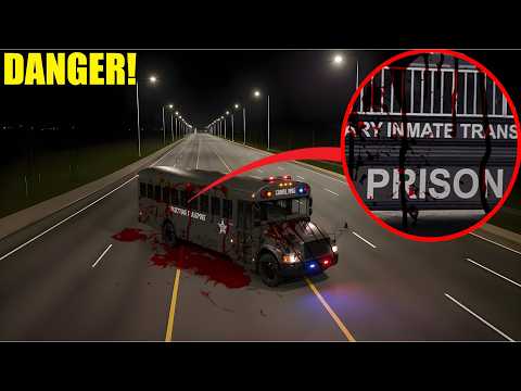 If you ever see this Haunted Ghostly Prison Bus, Drive away fast! (Short Film)