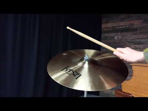 Kasza F Series 20" Light Ride Sound Demo