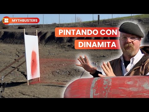 ¿Se Puede Pintar un Cuarto con Explosivos? | MythBusters