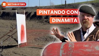 ¿Se Puede Pintar un Cuarto con Explosivos? | MythBusters