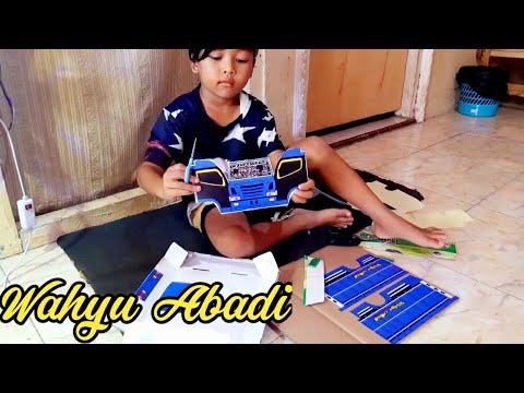 Papercraft Truk Oleng Wahyu Abadi | kapten dimas merakit truk oleng | truk oleng miniatur