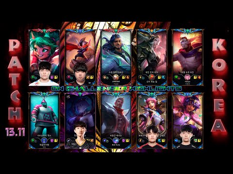 KOREA Challenger Match #804 Highlights Patch 13.11 [HLE Kingen, Clid, Life, GEN Peanut, T1 Gumayusi]