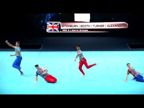 Great Britain 2 (GBR) - 2024 Acrobatic Worlds, Guimaraes (POR) Dynamic Qualification  Men's Group