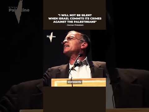 Norman Finkelstein on Students "Crocodile Tears"
